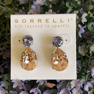 Sorrelli Swarovski Pastel Multi Earrings NWT